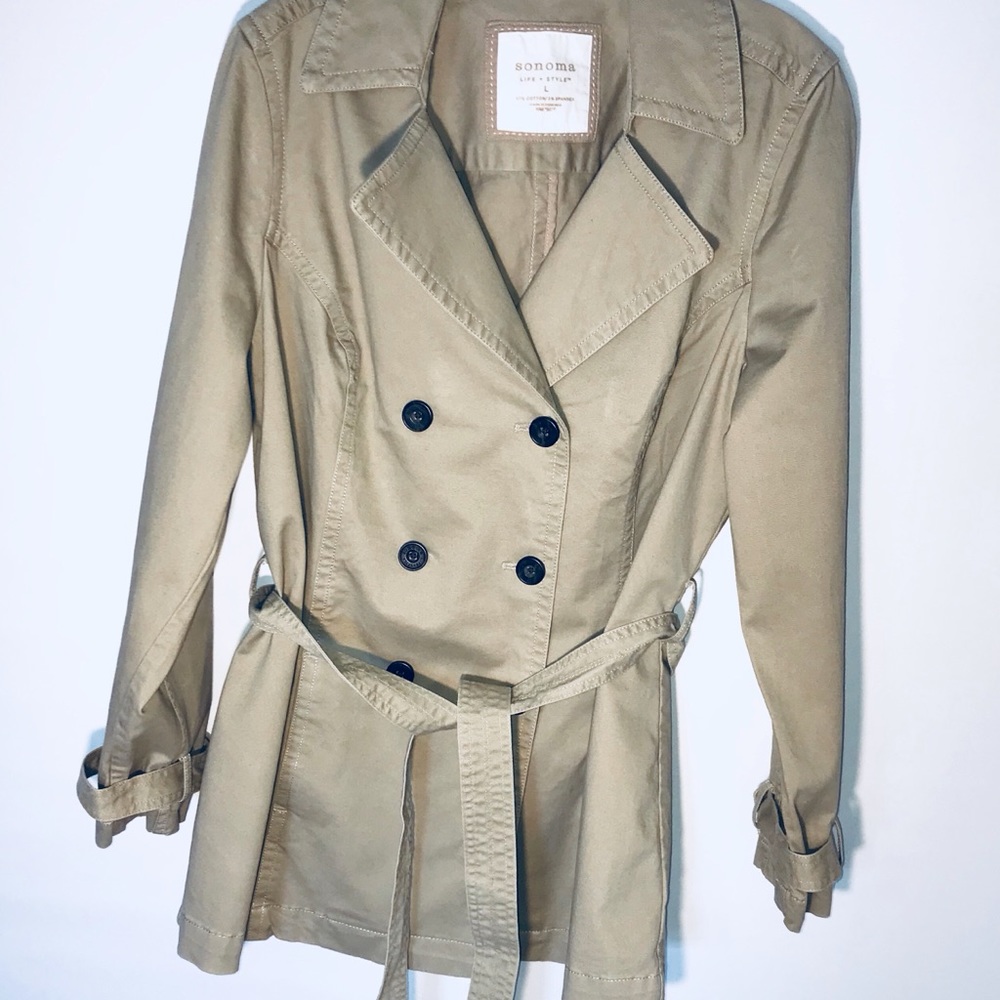 Sonoma short trench coat